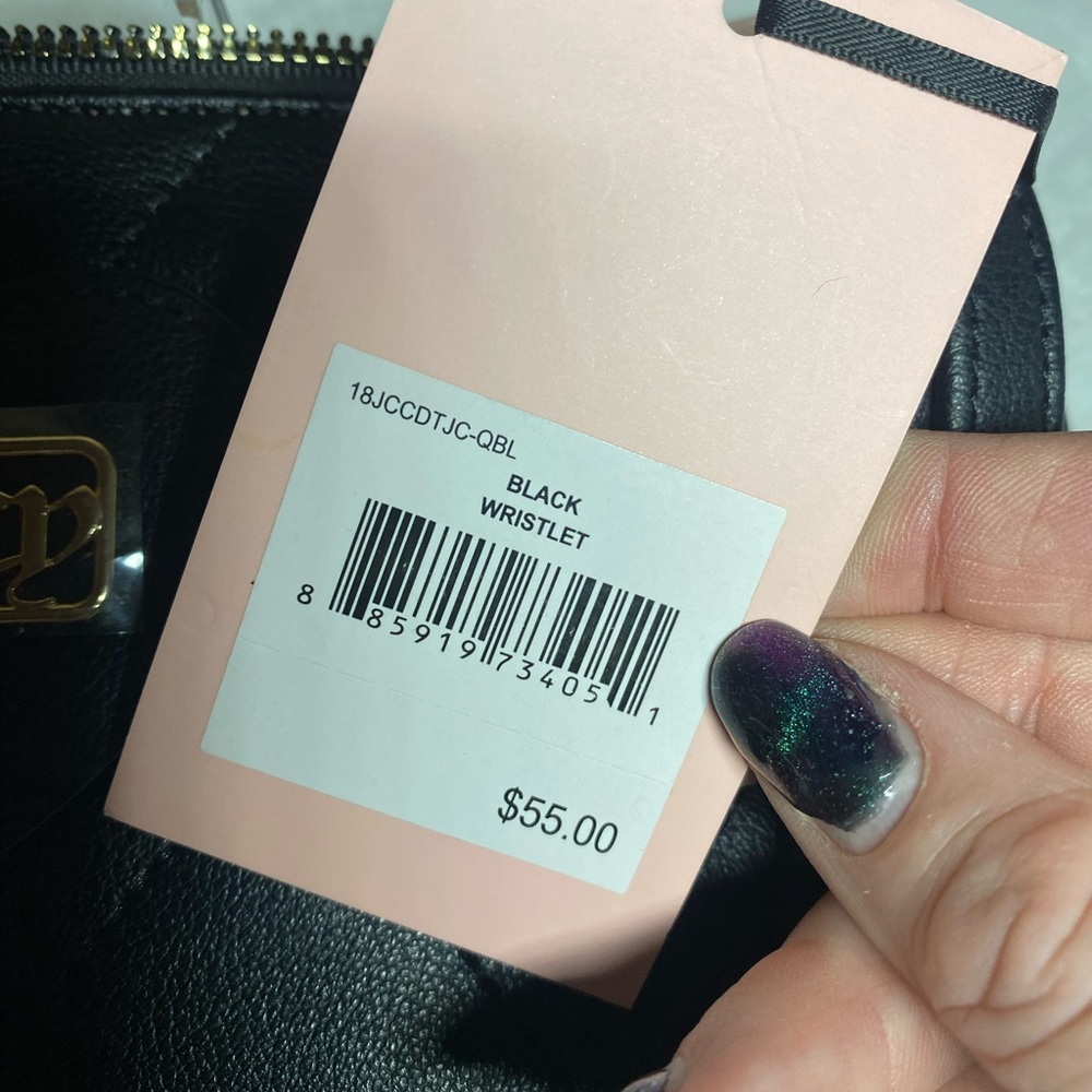 NWT Juicy Couture Wristlet Black - Picture 5 of 6